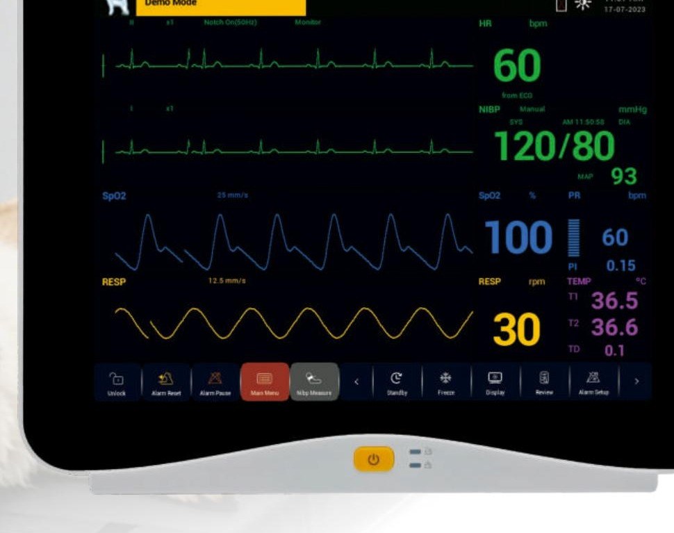 iM-12V Multi-Parameter Veterinary Monitor - Vet Operating Room Solutions