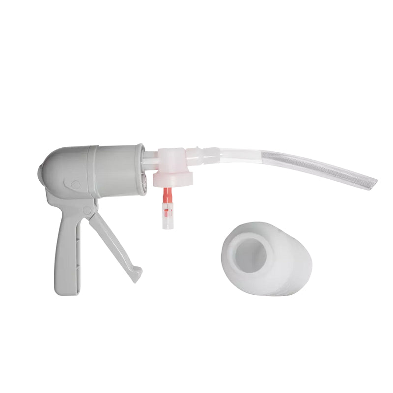 Portable Suction Handheld Manual Rescue Pump Unit Ambu Rescue Pump Aspirator 300ml - Pet medical equipment