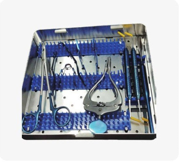 8-piece set of dental instruments for rabbits and rodents