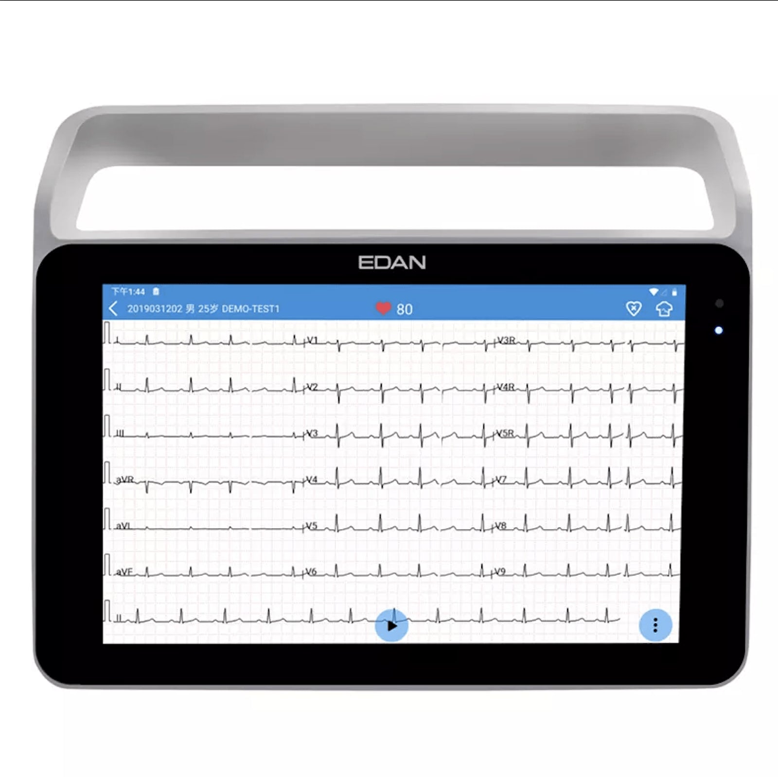 10.1inch Multi-touch screen EDAN ISE Series 12 18-Lead ECG Edan Medica ...