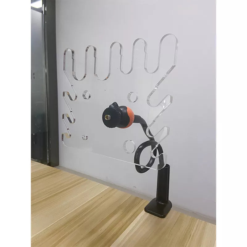 Anesthesia Breathing Circuit Support Acrylic Bracket for Corrugated Tube Holder Veterinary Equipment - Pet medical equipment