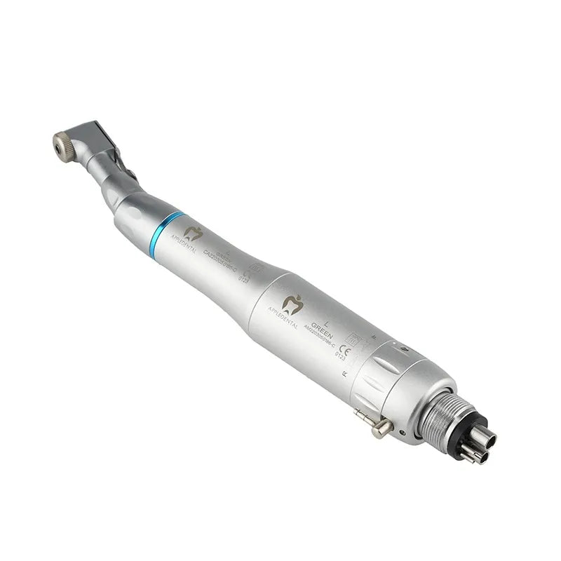 Dental Low Speed Handpiece Kit Push Button Contra Angle Air Motor - Pet medical equipment