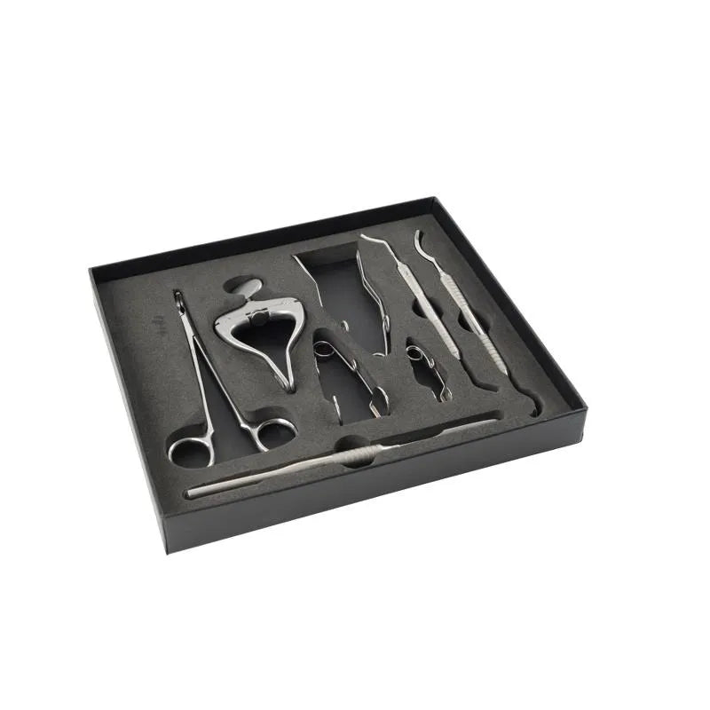 Black Rabbit Functional Set Rabbit and Rodent Dental Set 8 Pieces | PetMed Tools