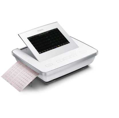 Touch Screen Glass Surface Foldable Screen EDAN SE 1202 12-Channel ECG - Pet medical equipment